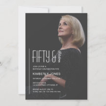 Fifty and Fabulous Photo 50th Birthday Party