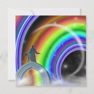Convite Figura Misteriosa no Portal Inter-Dimensional