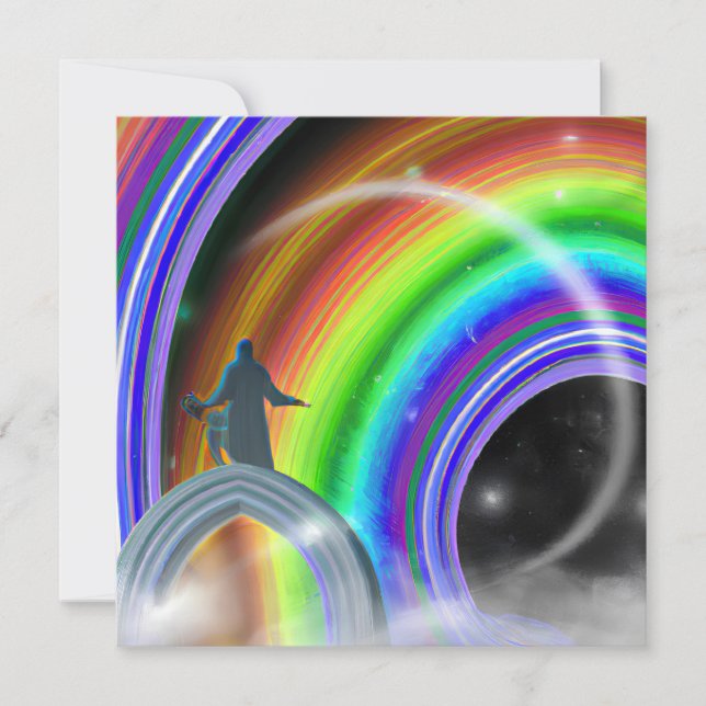 Convite Figura Misteriosa no Portal Inter-Dimensional (Frente)