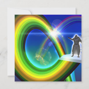 Convite Figura Misteriosa no Portal Inter-Dimensional