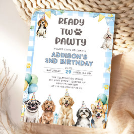 Convite Filhote Chamando Todos os Animais da Festa de 2º A