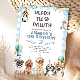 Convite Filhote Chamando Todos os Animais da Festa de 2º A