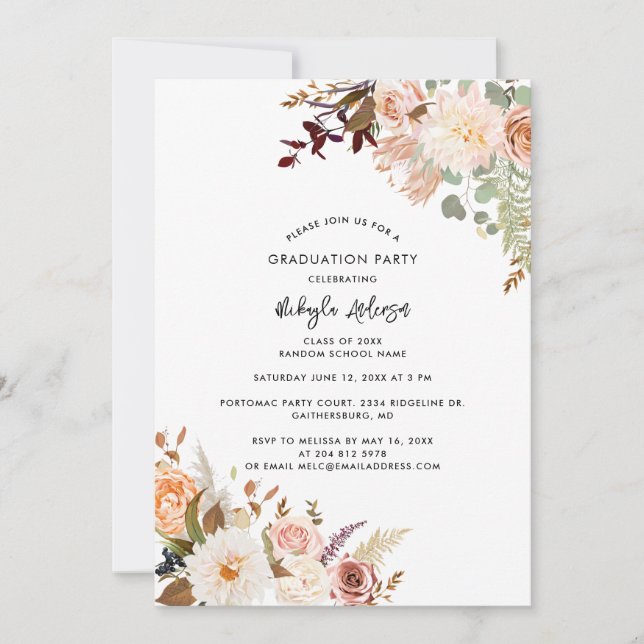 Convite Filiação Floral 2025 Partido do Formando Botânico (Frente)