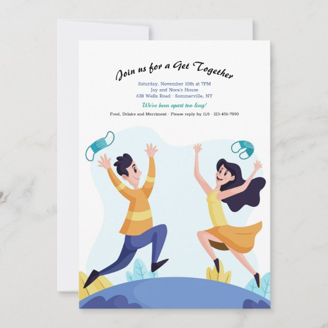 Convite Fim das mudanças sociais (Frente)