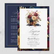 Fim de semana da Bachelorette de Vinho Dourado e M