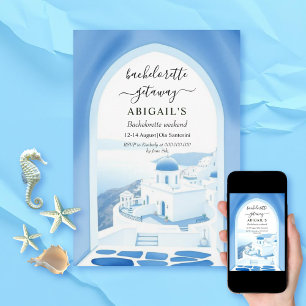 Convite Fim de semana da despedida de solteira de destino 