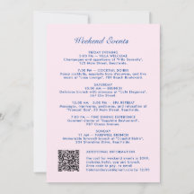 Fim de Semana de Bachelorette de Código QR Retroat