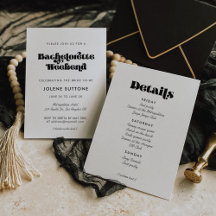 Fim de Semana de Bachelorette Retro Vintage