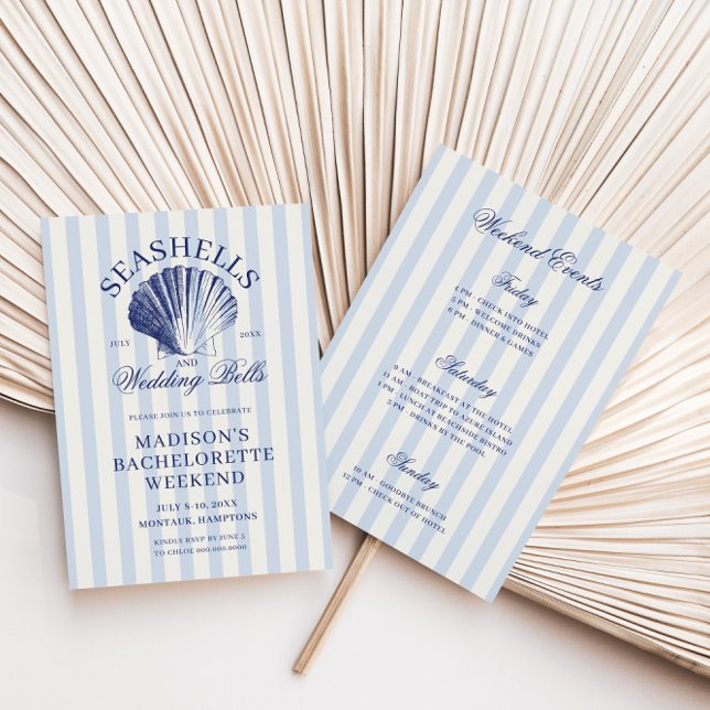 Convite Fim de Semana de Campos e Sinos de Casamento (Criador carregado)