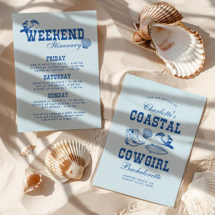 Convite Fim de Semana de Despedida de Solteira Cowgirl Cos