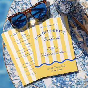 Convite Fim de Semana de Despedida de Solteira de Verão Mo