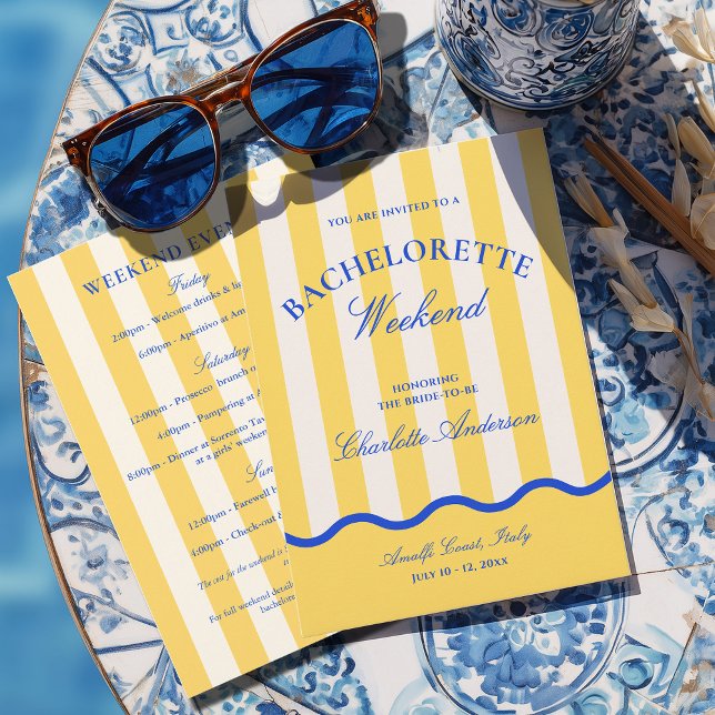 Convite Fim de Semana de Despedida de Solteira de Verão Mo (Criador carregado)