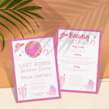 Fim de Semana de Despedida de Solteira Disco Rosa