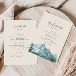 Convite Fim de Semana de Despedida de Solteira no País das