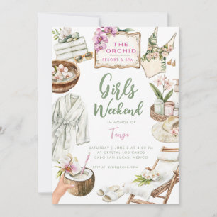 Convite Fim de Semana de Orquídea