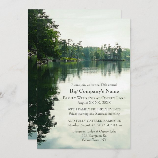 Convite Fim de Semana de Retretação da Família na Igreja d (Frente/Verso)