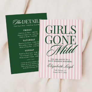 Convite Fim de Semana de Solteira na Spa de Roupão Girls G