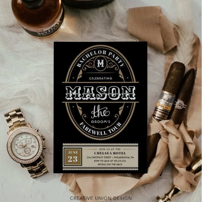 Convite Fim de Semana do Solteiro de Despedida de Solteiro (Criador carregado)