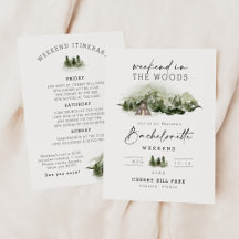 Fim de semana na Bachelorette do Campo de Woods