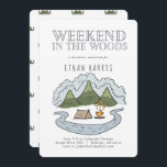 Convite Fim de Semana nas Montanhas | Despedida de Solteir<br><div class="desc">Montanhas estão cheias de charme caprichoso e robusto - certamente irá maravilhar seus convidados! Ilustrações simples de esboços tornam esses designs minimalistas simplesmente elegantes. Esses designs podem ser personalizados para sua ocasião especial e seriam perfeitos para seu chá de bebê, chá de noiva, festa de noivado, festa de aniversário e...</div>