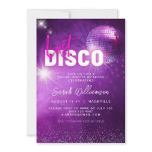 Fim de semana roxo néon rosa último disco despedid