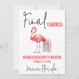 Convite Fim do Flamingle, Fim de Semana de Despedida de So