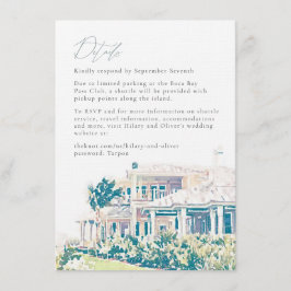 Convite Final de Detalhes do Fim de Semana de Hilary e Oli