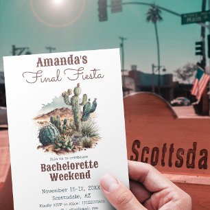 Convite Final de semana Fiesta Scottsdale Bachelorette
