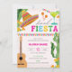 Convite Final Fiesta Festa de solteira vibrante mexicana (Frente)