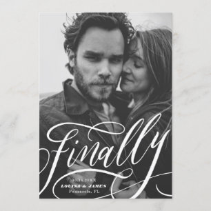 Convite Finalmente adiada Foto Covid Salvar a Data