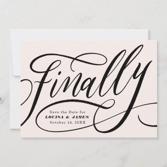 Convite Finalmente Adiado Alterar a Data Salvar a Data (Frente)