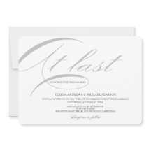 Finalmente Calliografia Casamento Moderno Minimali