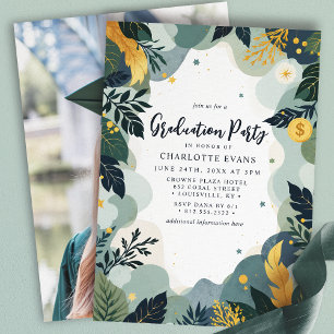 Convite Finanças Ouro Verde Negócios Foto Graduação