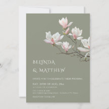 Fine Art Magnolia Casual Sage Green Wedding