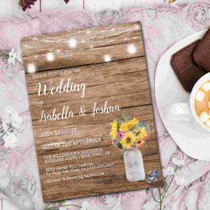 Convite Fio de Luzes Casamento em Pote de Pedreiro