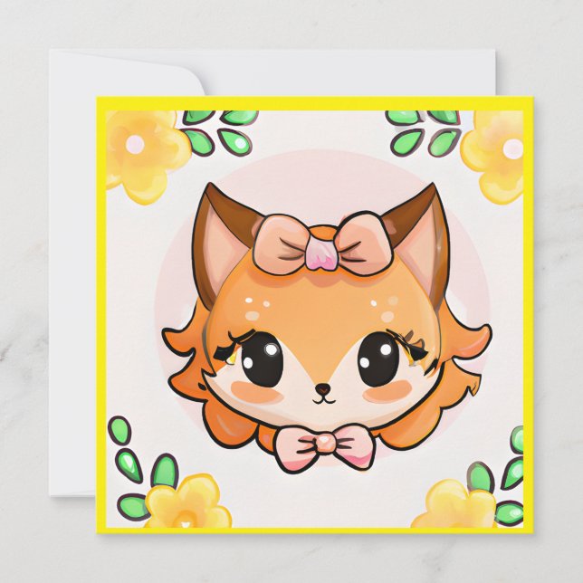 Convite Fiona Fox (Frente)