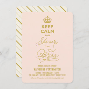 Convite Fique Calmo E Chá O Chá de panela Engraçado Da Noi