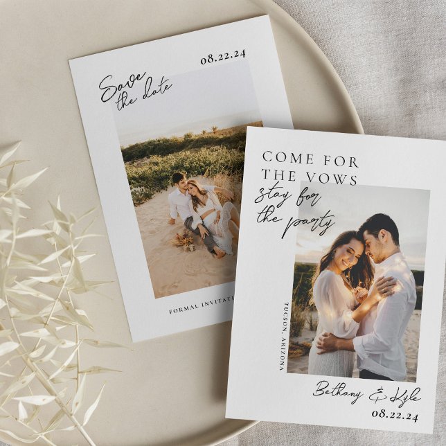 Convite Fique Para A Foto Da Festa Salvar A Data (Criador carregado)