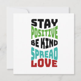 Convite Fique Positivo