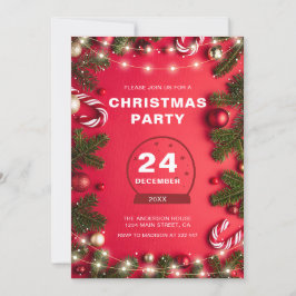 Convite Fir Twigs E O Natal