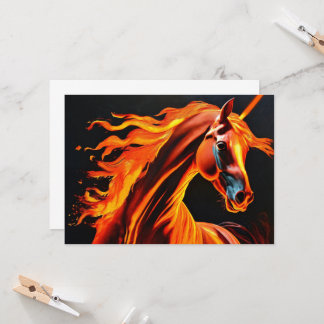 Convite fire horse, horse, animals, flame, fire