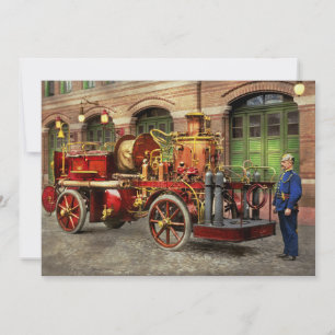 Convite Fire Truck - Um caminhão com bomba elétrica em 190