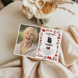 Convite First Knockout Boxing 1st Birthday – Fun Kids Part