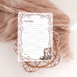 Convite First Rodeo 1st Birthday Time Capsule Cards