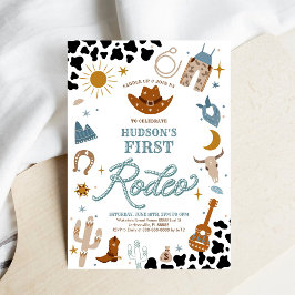 Convite First Rodeo Birthday Invitation