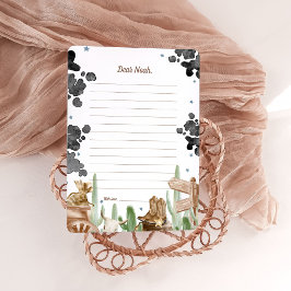 Convite First Rodeo Rustic Wild West Time Capsule Cards