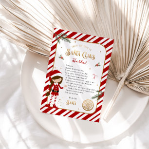 Convite First Time Elf Arrival Welcome Letter Invitation