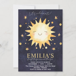 Convite First Trip Around The Sun Invitation for Birthday