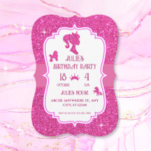 Fixo brilhante brilho fantasia rosa aniversário de