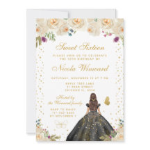 Fla Floral Morena Princesa Doce Dezesseis